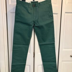 J. Crew Factory Men's Teal Chinos
